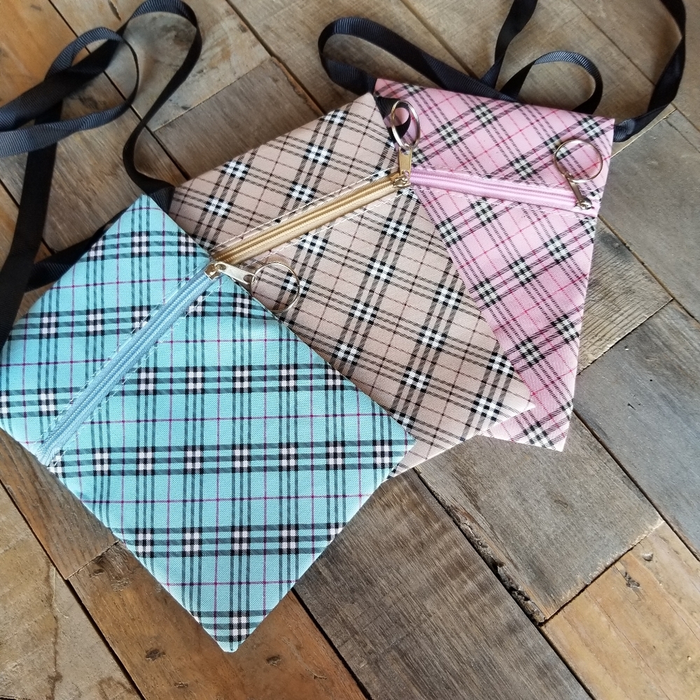 Bag Plaid Crossbody New